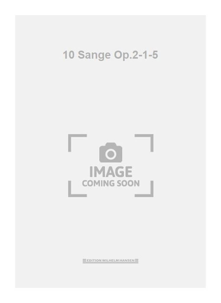 10 Sange Op.2-1-5